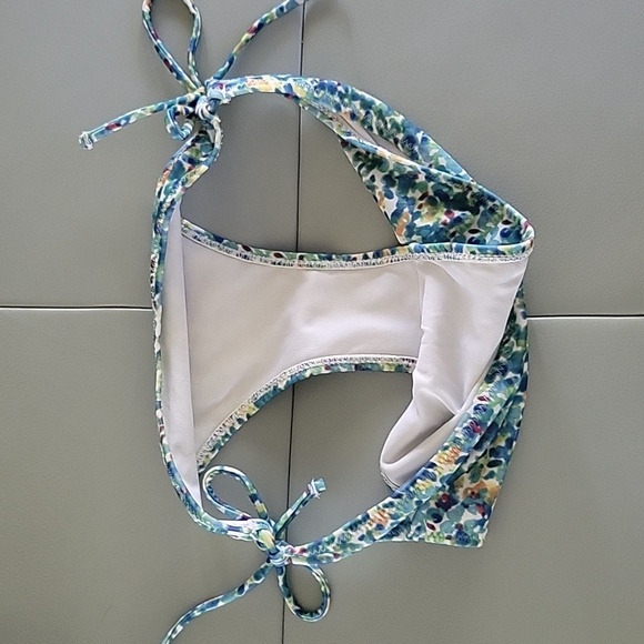 Low Rise Bikini Bottoms Size Small Blue Multicolored - Picture 3 of 3